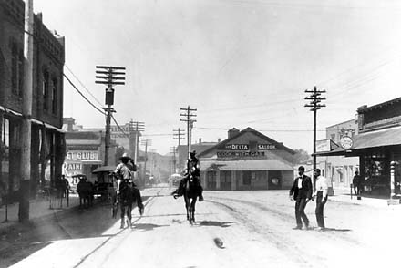 1896 Tucson Congress Street Horses And Riders